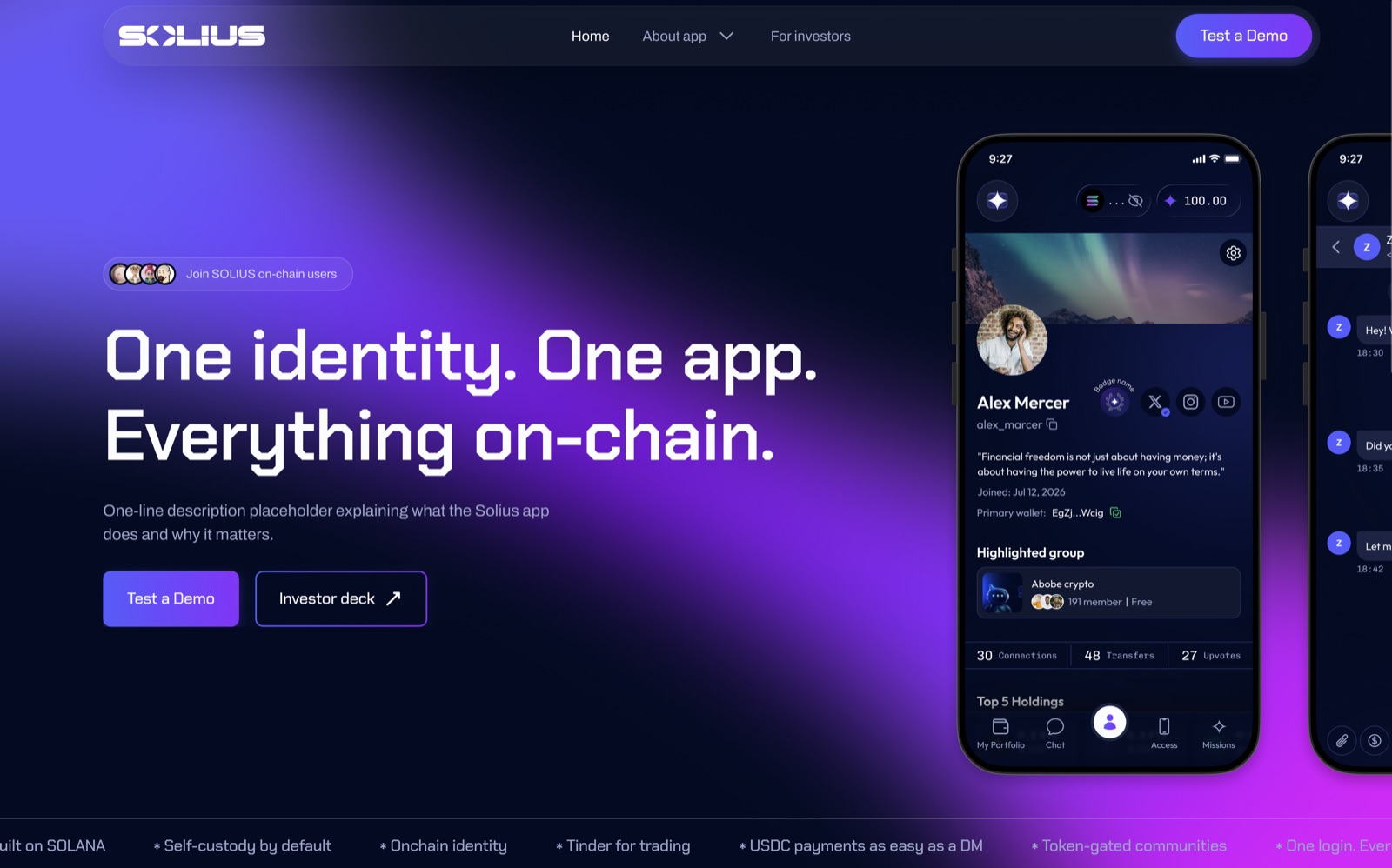 One identity. One app.